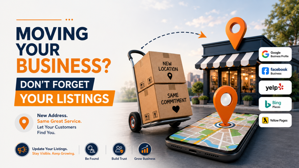 Moving Your Business? Don’t Forget Your Listings